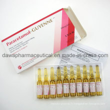 Injection de paracétamol 300mg / 2ml de traitement de fièvre élevée